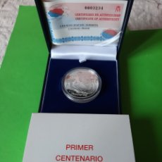 Monedas FNMT: ESPAÑA 2002 CENTENARIO RAFAEL ALBERTI MONEDAS 10 EUROS PLATA CERTIFICADO FABRICA MONEDA TIMBRE. Lote 198400382