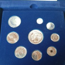 Monedas FNMT: PLATA FNMT ULTIMAS PESETAS ESTUCHE ORIGINAL CERTIFICADO CATÁLOGO NUMISMÁTICA COLISEVM. Lote 200617305