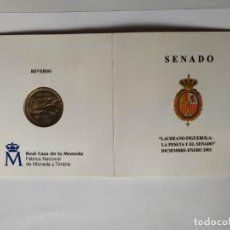 Monedas FNMT: ## RARISIMA # CARTERA DEL SENADA 100 PESETAS 2001 ##. Lote 207137161