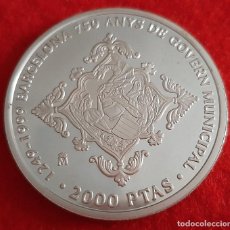 Monedas FNMT: MONEDA PLATA ESPAÑA 2000 PESETAS 1999 CONMEMORATIVA 750 AÑOS GOVERN BARCELONA ORIGINAL , B35. Lote 215993207