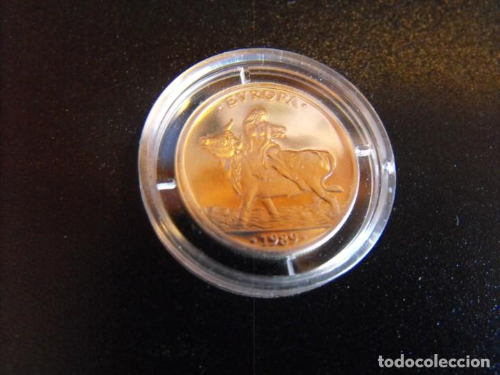 Monedas FNMT: Un ECU de plata. Calidad flor de cuño. FNMT. Europa. 1989. Con certificado y estuche - Foto 2 - 219037823