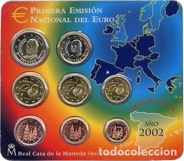 Monedas FNMT: Blister Espa&ntilde;a 2002 BU - Foto 1