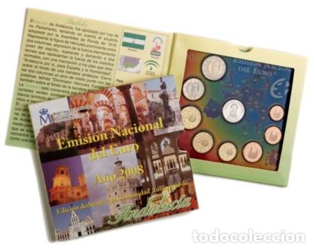 Monedas FNMT: Cartera Espa&ntilde;a 2008 &rdquo;Andaluc&iacute;a&rdquo; BU - Foto 1