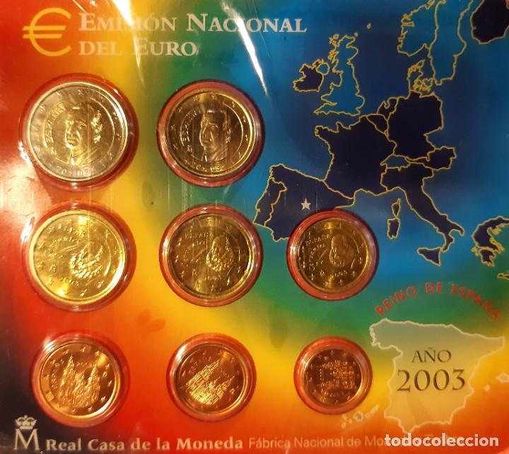 Monedas FNMT: Blister Espa&ntilde;a 2003 BU - Foto 1