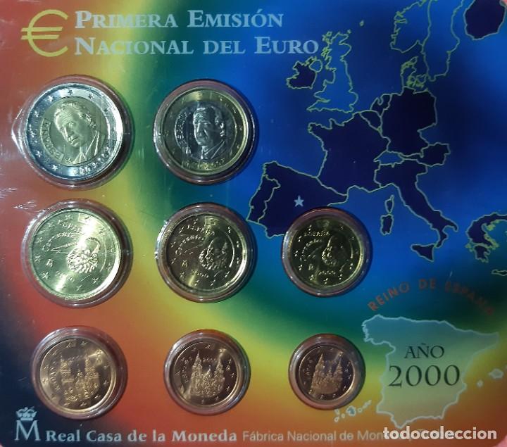 Monedas FNMT: Blister Espa&ntilde;a 2000 BU - Foto 1
