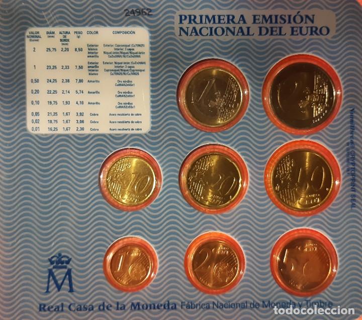 Monedas FNMT: Blister España 2002 BU reverso_original 24962 - Foto 2
