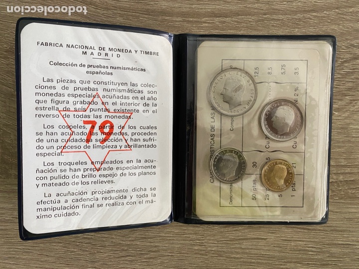 Monedas FNMT: Pruebas numism&aacute;ticas 1979 - Foto 2