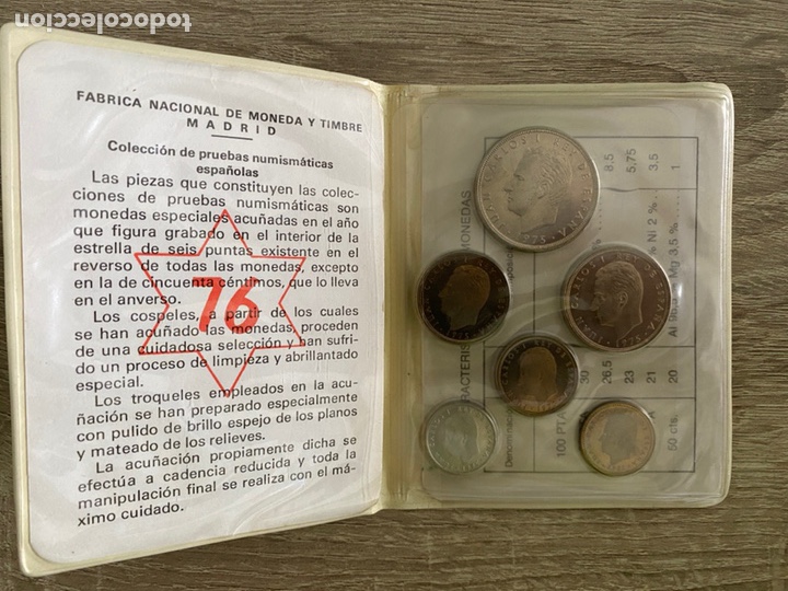Monedas FNMT: Pruebas numism&aacute;ticas 1976 - Foto 2