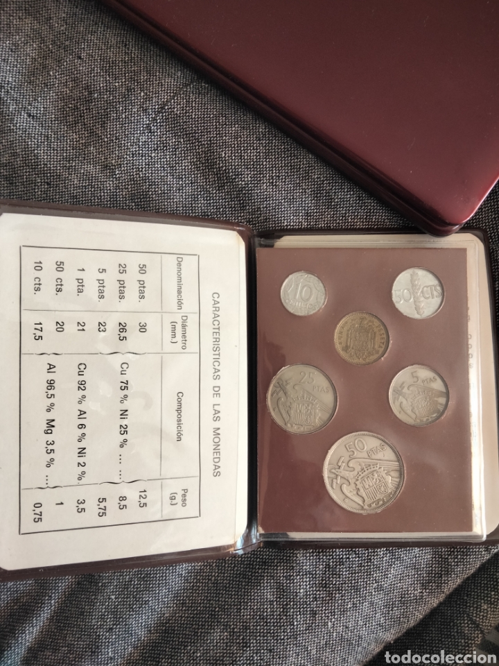 Monedas FNMT: Cartera 6 monedas de Franco - Foto 2