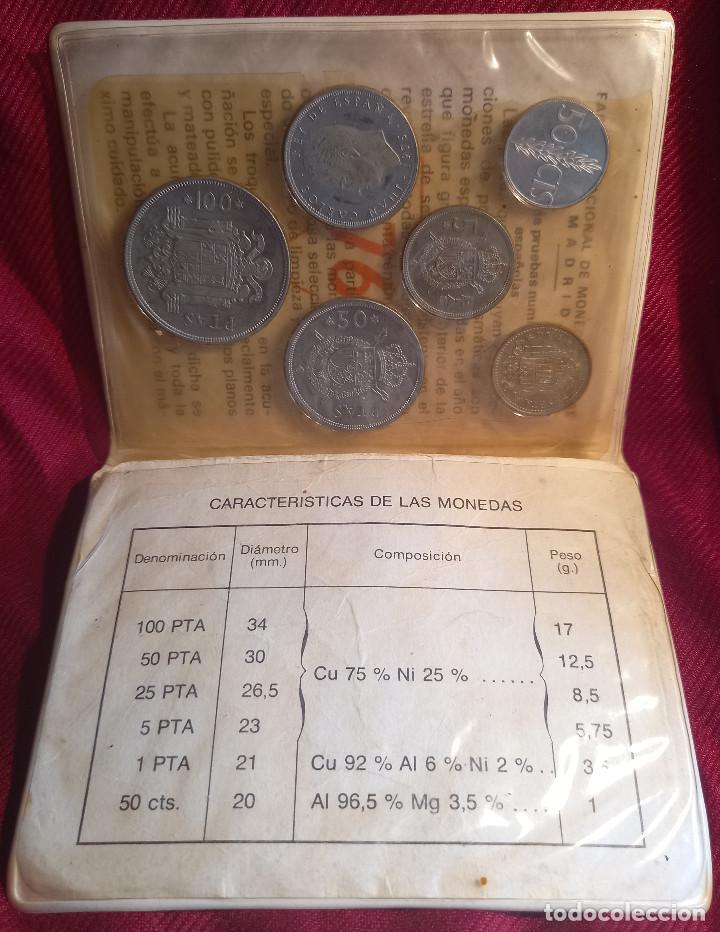 Monedas FNMT: PRUEBAS NUMISMATICAS FNMT EN CARTERAS DE 1975-1976 - Foto 1