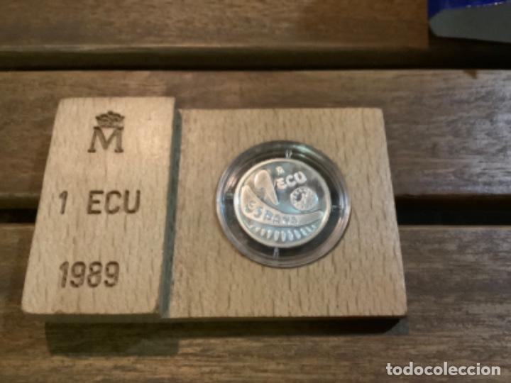 Monedas FNMT: MONEDA DE PLATA 1 ECU A&Ntilde;O 1989 - Foto 1