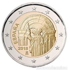 Monedas FNMT: 2 EUROS ESPAÑA 2018 - SANTI:AGO -COMPOSTELA-* MONEDA CONMEMORATIVA*-ENCAPSULADA-. Lote 341686323