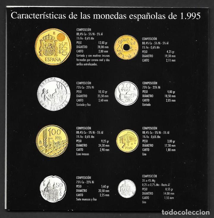 Monedas FNMT: COLECCIÓN DE MONEDAS ESPAÑOLAS DE CURSO LEGAL NO CIRCULADAS DE 1995 FNMT - Foto 2 - 293687423