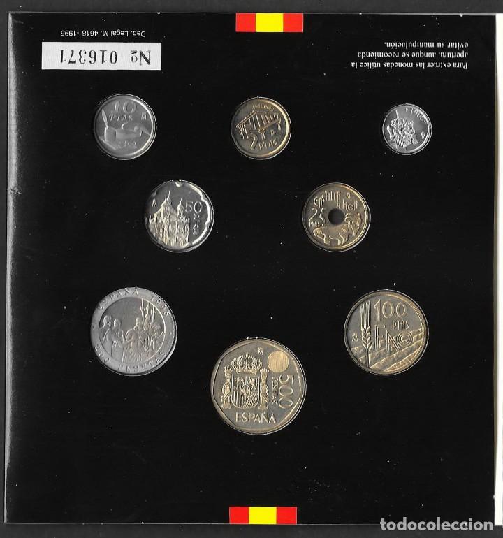 Monedas FNMT: COLECCIÓN DE MONEDAS ESPAÑOLAS DE CURSO LEGAL NO CIRCULADAS DE 1995 FNMT - Foto 4 - 293687423