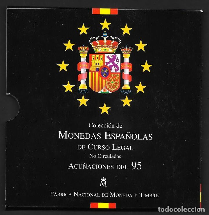Monedas FNMT: COLECCIÓN DE MONEDAS ESPAÑOLAS DE CURSO LEGAL NO CIRCULADAS DE 1995 FNMT - Foto 6 - 293687423