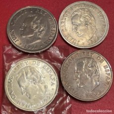 Monedas FNMT: CUATRO MONEDAS JUAN CARLOS I. 2000 PESETAS PLATA. 1998. S.C. ( SIN CIRCULAR). Lote 303038853