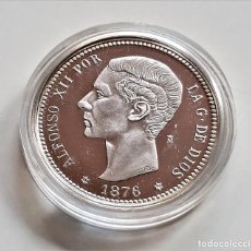 Monedas FNMT: 1876 ESPAÑA 1 PESETA - ACUÑADA EN PLATA DE LEY 925 - 13.50.GRAMOS - 33.MM DIAMETRO. Lote 366252696