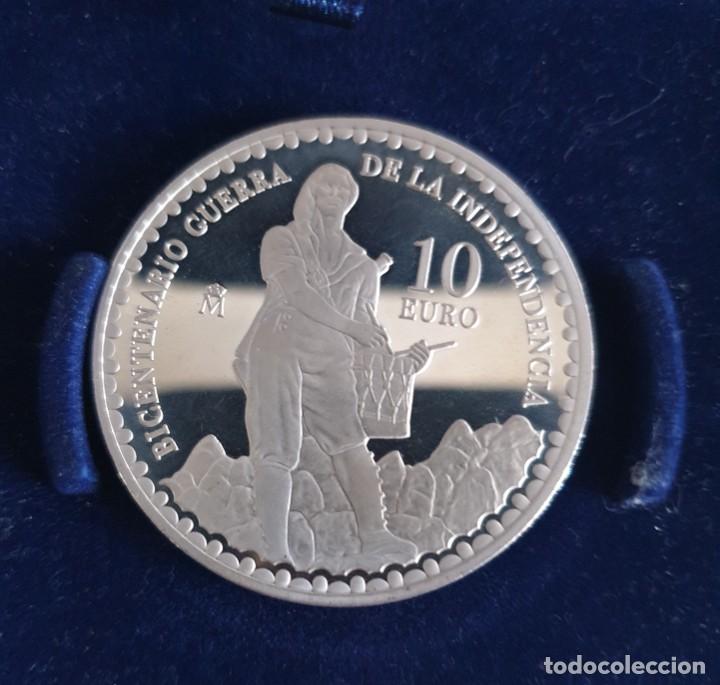 Monedas FNMT: Moneda plata de 10 euros bicentenario de la Independencia - Foto 2 - 303876033