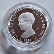Monedas FNMT: 1892 ESPAÑA 50 CENT - ACUÑADA EN PLATA DE LEY 925 - 6.72.GRAMOS - 24.MM DIAMETRO. Lote 322812558