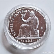 Monedas FNMT: 1933 ESPAÑA 1 PESETA - ACUÑADA EN PLATA DE LEY 925 - 13.50.GRAMOS - 33.MM DIAMETRO. Lote 322812203