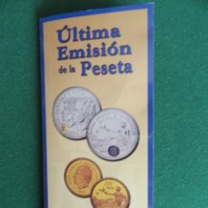 Monete FNMT: ULTIMA EMISION DE LA PESETA. ESTUCHE ORIGINAL DE LA FNMT. PLATA. Lote 312556043