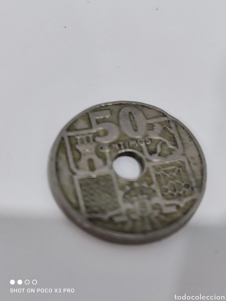 Monedas FNMT: Moneda 50 c&eacute;ntimos 1949 - Foto 3