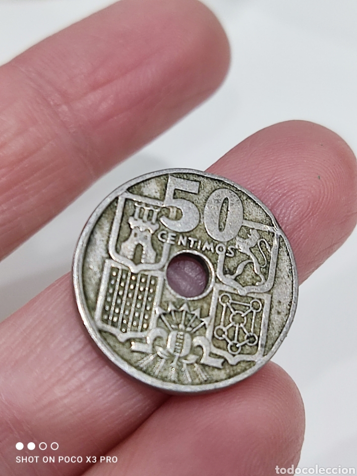 Monedas FNMT: Moneda 50 c&eacute;ntimos 1949 - Foto 5