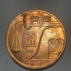 Monedas FNMT: MEDALLA DE LA FNMT E-87
