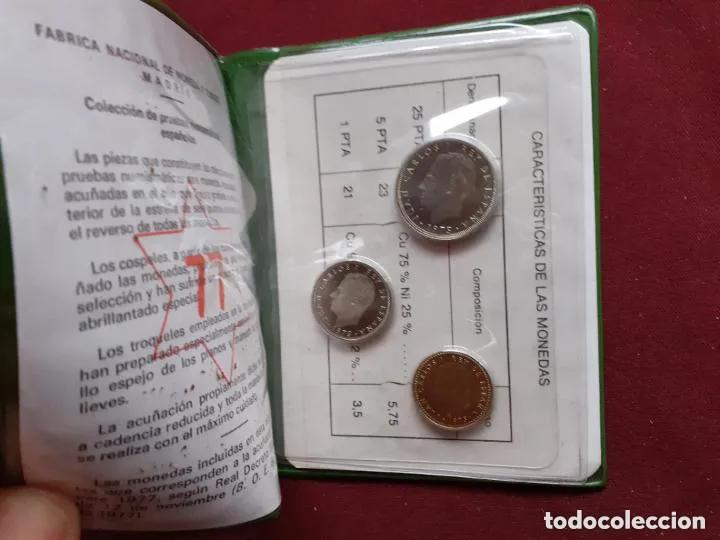 Monedas FNMT: Cartera FNMT con 3 monedas. Estrella 77 - Foto 1