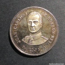 Monedas FNMT: JUAN CARLOS I. REAL CASA DE LA MONEDA Y TIMBRE. MEDALLA PLATA. 25,7 GRAMOS. 4 CM DE DIÁMETRO.. Lote 339178313