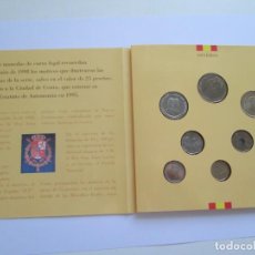 Monedas FNMT: FNMT * CARTERA MONEDAS ESPAÑOLAS DE CURSO LEGAL NO CIRCULADAS 1998. Lote 340551588