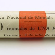 Monedas FNMT: CARTUCHO 1 PESETA. 1966 ESTRELLA 71. FNMT.. Lote 346042323