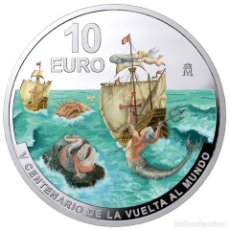 Monedas FNMT: ESPAÑA 10 EURO PLATA VUELTA AL MUNDO ELCANO FNMT 2020 CON CAJA. Lote 374906614
