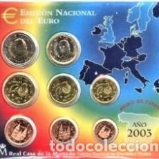 Monedas FNMT: ESPAÑA CARTERA OFICIAL -BLISTER- F.N.M.T. AÑO 2003 *EMISION OFICIAL DEL EURO*. Lote 359683250