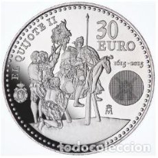 Monedas FNMT: MONEDA PLATA SC, 2015 ESPAÑA 30 EUROS KM-1348 CONMEMORACIÓN, 400º ANIVERSARIO - DON QUIJOTE PARTE II