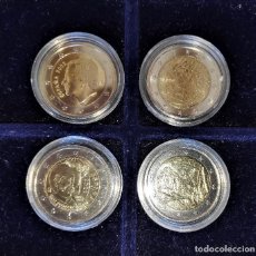 Monedas FNMT: ESPAÑA 2 EUROS 2022 JUEGO COMPLETO -4 PIEZAS DIFERENTES- ENCAPSULADAS. Lote 396045069