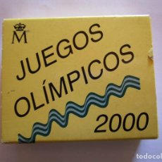 Monedas FNMT: 1000 PESETAS DE LOS JUEGOS OLIMPICOS 2000 . EN SUS ESTUCHES ORIGINALES Y CERTIFICADO. Lote 363194635