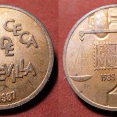 Monedas FNMT: MEDALLA CECA DE SEVILLA 1587 1987. Lote 363824790