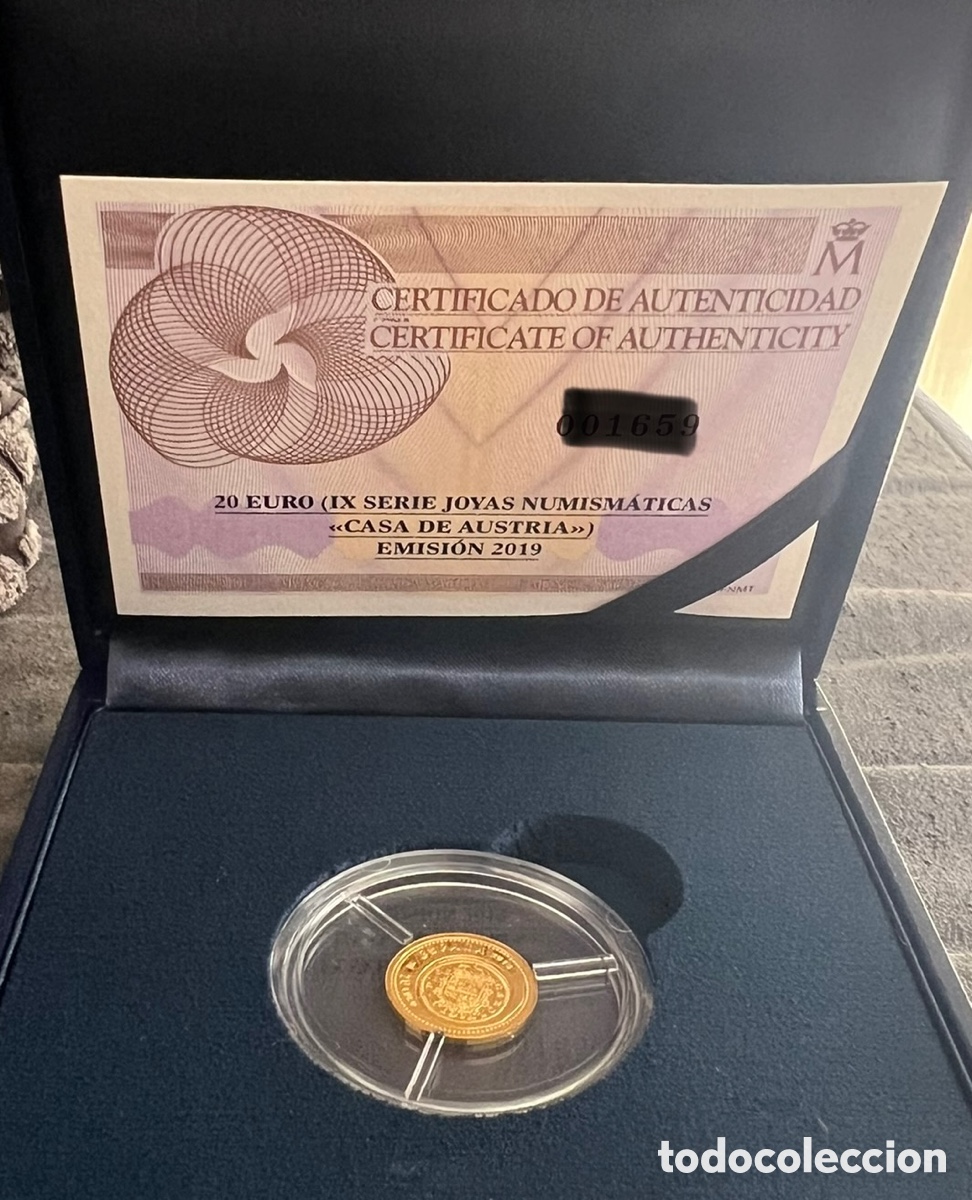 Monedas FNMT: Moneda Oro 20&euro; Joyas Numimasticas - Casa Austria - Foto 3