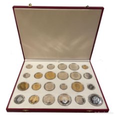 Monedas FNMT: ESPAÑA SPAIN COLECCION FNMT 24 MONEDAS DE PLATA Y ORO - HISTORIA DE LA PESETA. Lote 366678311