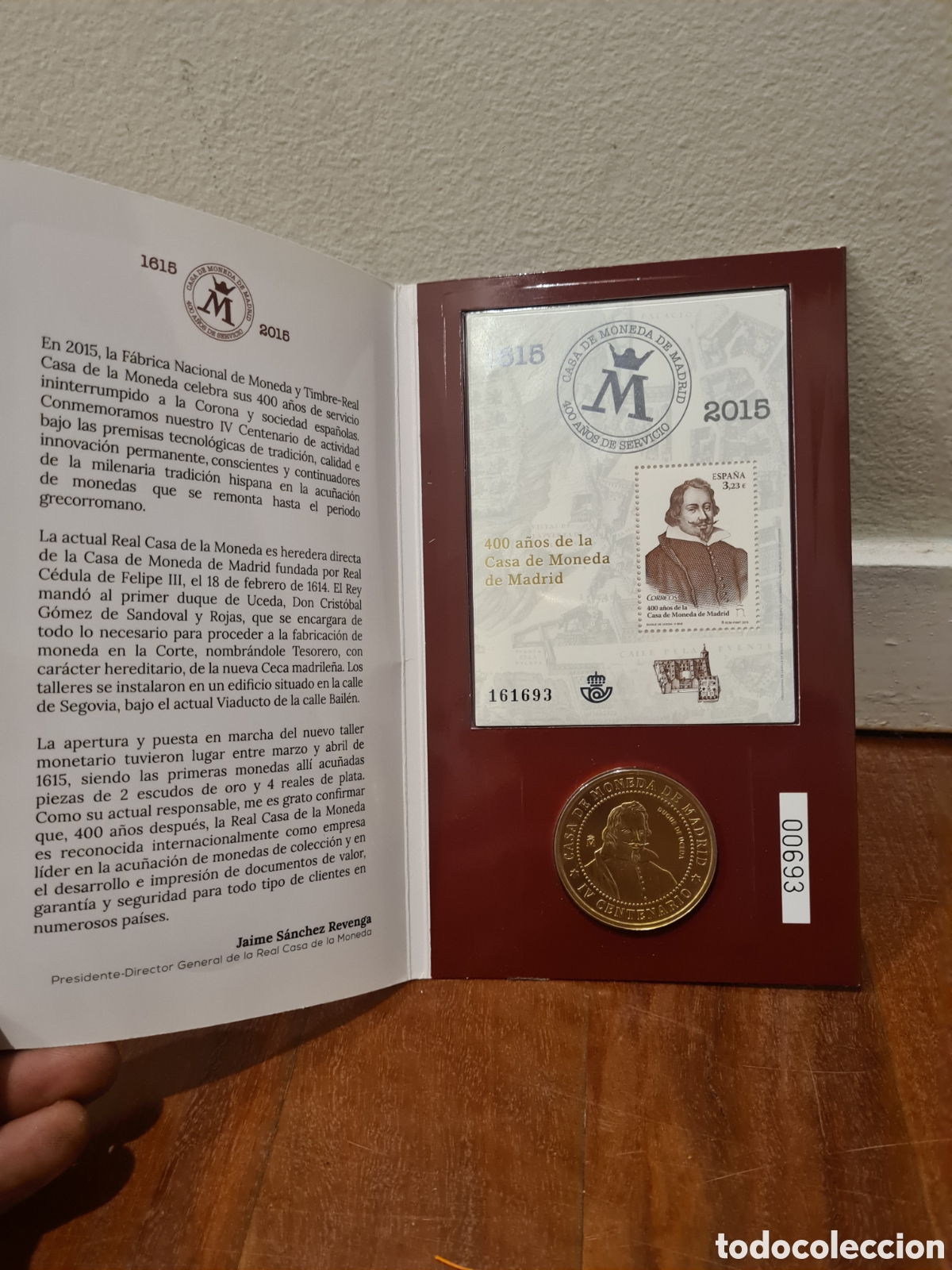 Monedas FNMT: moneda y sello IV centenario casa de moneda madrid - Foto 2