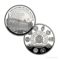 Monedas FNMT: 10 EUROS 2005 FNMT SERIE IBEROAMERICANA ARQUITECTURA, ARCHIVO DE INDIAS, ENCUENTRO DOS MUNDOS ESPAÑA