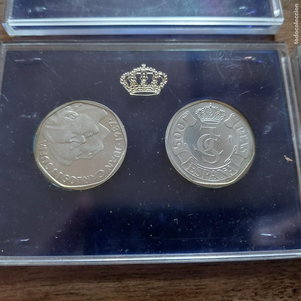 Monedas FNMT: 500 pesetas pruebas de la FNMT 1987 - Foto 2