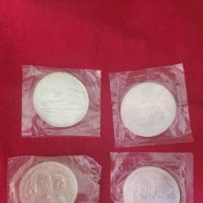 Monedas FNMT: 4 MONEDAS DE PLATA. TRES DE 12 EUROS (2004 2005 2006) Y UNA DE 2000 PESETAS (1996).. Lote 373667149
