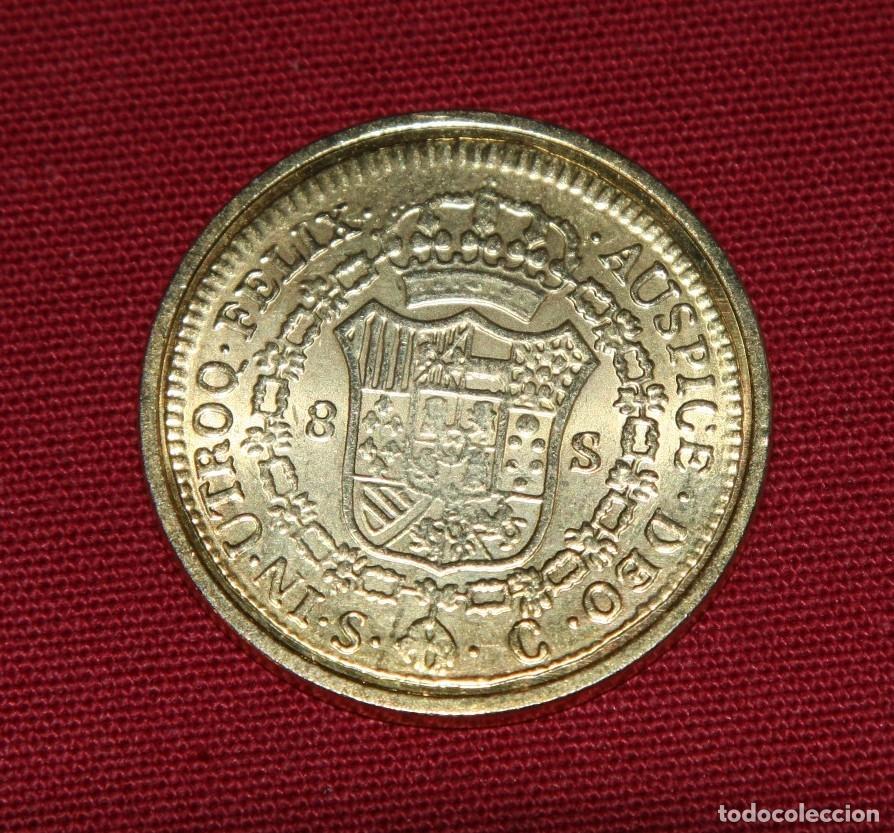 Monedas FNMT: R&Eacute;PLICA DE MONEDA DE LA F&Aacute;BRICA NACIONAL DE MONEDA Y TIMBRE. - Foto 2