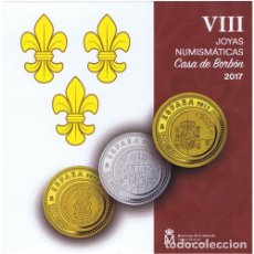 Monedas FNMT: ESPAÑA SERIE FNMT 10 EURO PLATA Y 20 +100 EURO ORO JOYAS NUMISMATICA 2017. Lote 386497199