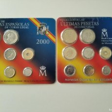Monedas FNMT: MAGNIFICO LOTE DE ”ULTIMAS PESETAS” AÑOS: 2000-2001.-SIN CIRCULAR.-. Lote 400277819