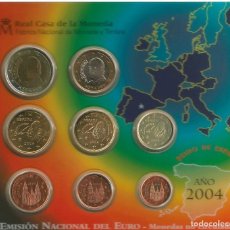 Monedas FNMT: - ESPAÑA CARTERA OFICIAL-BLISTER-F.N.M.T. AÑO 2004 *PRIMERA EMISION NACIONAL DEL EURO*