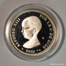 Monedas FNMT: ALFONSO XIII - 50 CÉNTIMOS 1892 DE LA FNMT - LOT. 4325