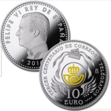 Monedas FNMT: ESPAÑA 10 EUROS 2016 CORREOS RRR